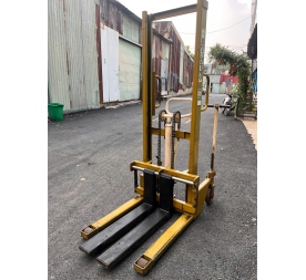 Xe nâng tay cao tải 1 tấn Nhật nội địa nâng cao 1m5