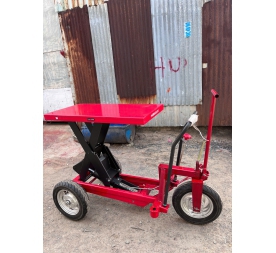 Xe nâng chậu cảnh tải 1 tấn chế bánh - xenangtaydien