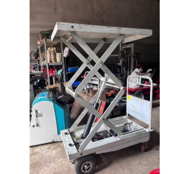 Xe nâng mặt bàn điện bãi tải 400kg cao 1m62